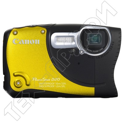  Canon PowerShot D20
